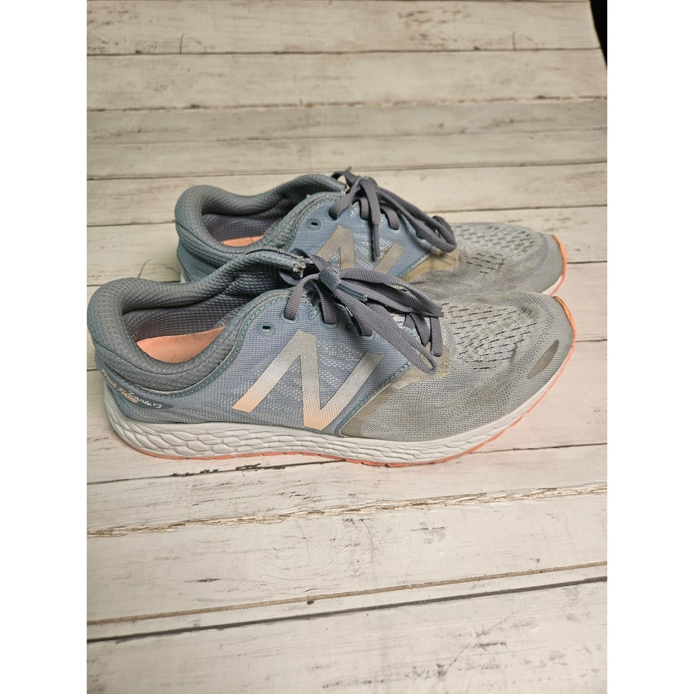 New Balance Fresh Foam Zante v3 Women Size 11 Gray Orange Running Shoes WZANTWG3